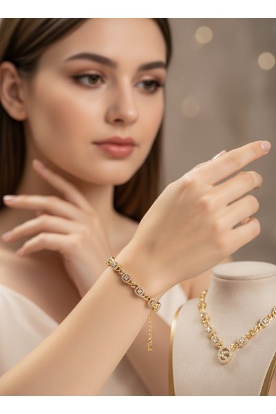 WeShaya Xuping Gold Color Stone Women's Bracelet |   It Doesn'T Get Dark |   ...