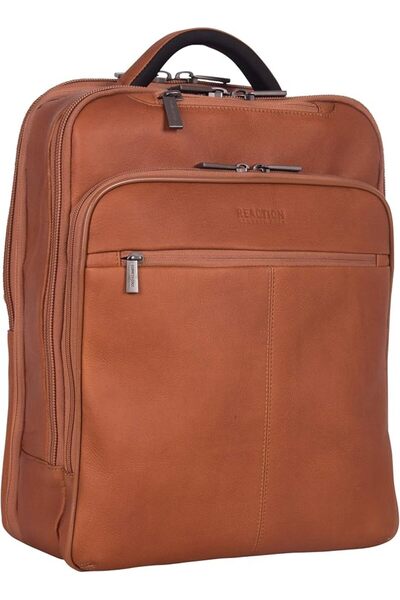 Kenneth Cole REACTION unisex-adult Manhattan Slim Backpack Colombian Leather ...