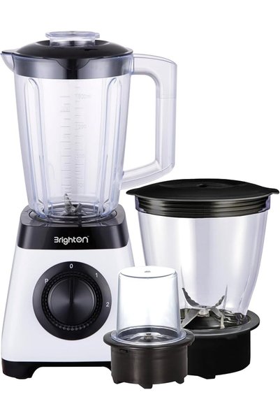 Brighton Skin Care Brighton 3-in-1 Super Blender 500W – 1.6L Jar, 2 Speeds wi...