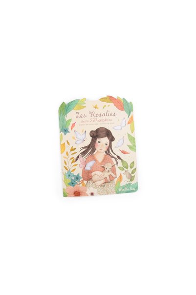 Moulin Roty Carte de colorat cu abtibilduri Les Rosalies,
