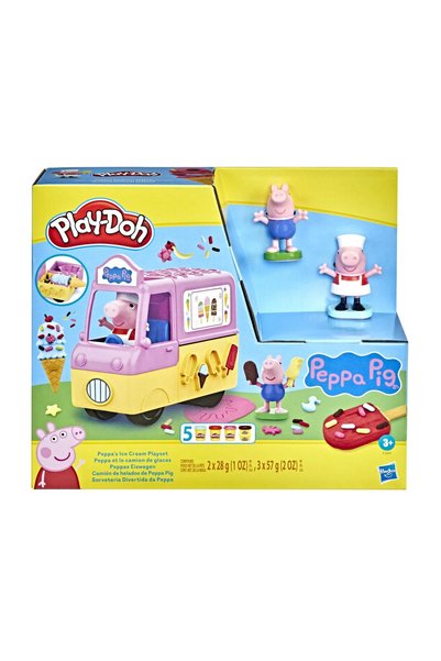 Hasbro Play doh peppa pig si masina de inghetata