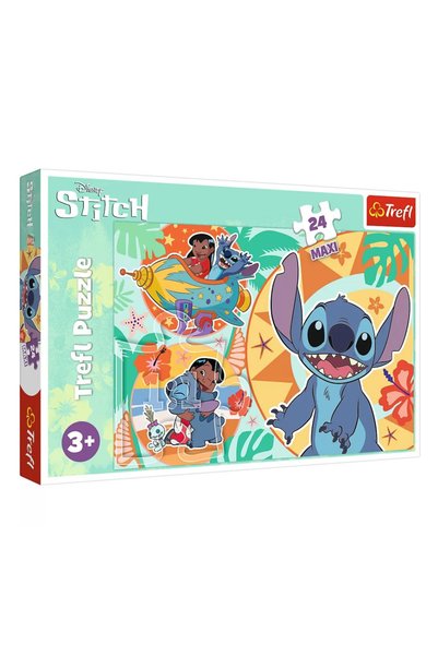 Trefl Puzzle 24 maxi stitch ziua vesela a lui lilo si stitch