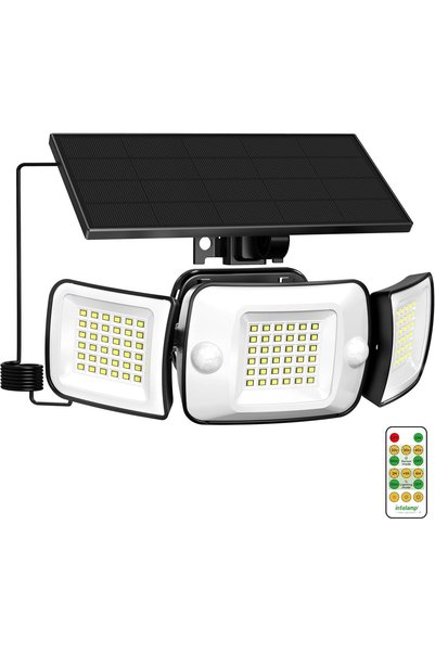 intelamp Solar Lights Outdoor with 9.8ft Cable