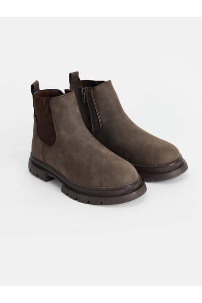 LC Waikiki Lcw Steps Brown Boy's Boots with Nevavm Difference