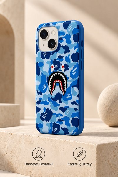 WOTOBEUS غطاء هاتف فاخر بتصميم Sprayground Shark، متوافق مع هواتف iPhone 13/1...