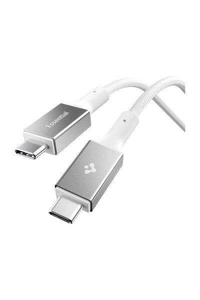 Spigen Cablu de date si incarcare rapida Spigen, Type-C la Type-C, transfer s...