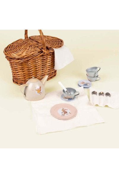 Egmont Toys Set de ceai in cos impletit,
