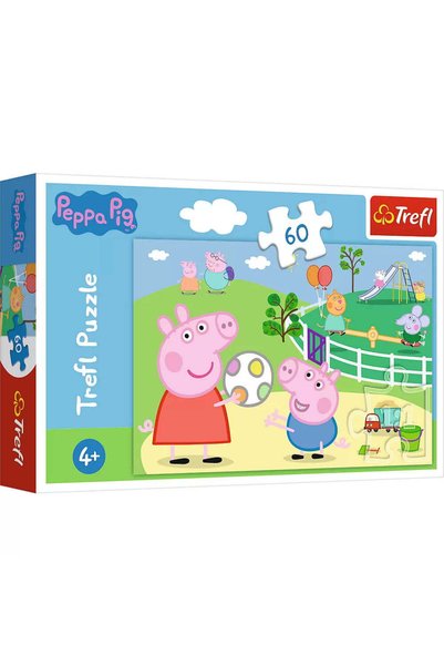 Trefl Puzzle 60 peppa pig cu prietenii