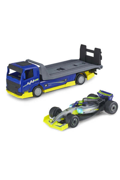 Simba Dickie toys formula racer set transportator formula cu masinuta de curs...