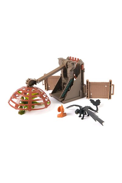 Spinmaster Cum sa iti dresezi dragonul incercarea flacarii set de joaca arena...