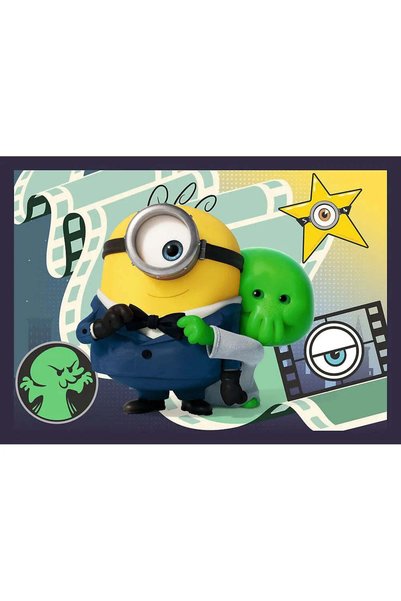 Trefl Puzzle 4in1 noile aventuri ale minionilor