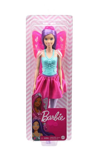 mattel Barbie papusa barbie zana cu par mov