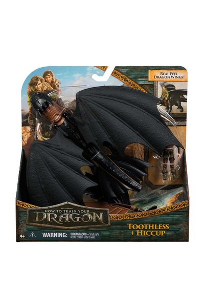 Spinmaster Cum sa iti dresezi dragonul set dragon toothless si figurina vikin...