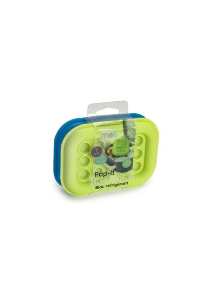 Melii Set 2 pastile racire pop-up, melii, blue-lime