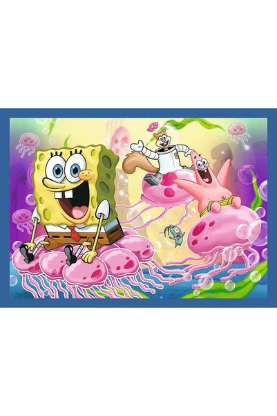 Trefl Puzzle 4in1 viata acvatica a lui spongebob