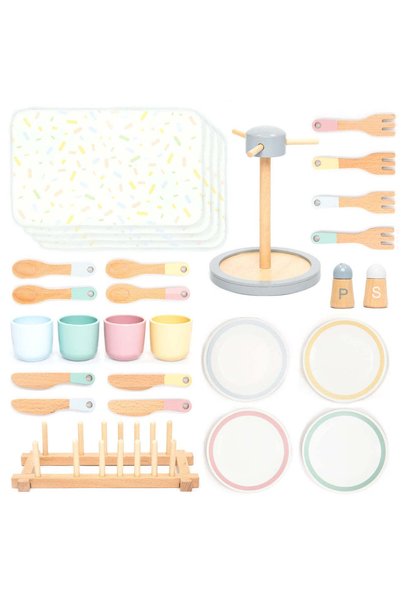 UMU Toys Joc de rol Set complet pentru servirea mesei,