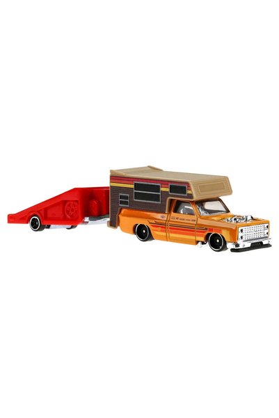 mattel Pista Hot Wheels, flota de mașini, Chevy Silverado, drift, scara 1:64