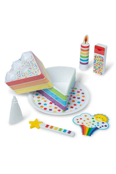 Spinmaster Melissa and doug set tort de zi de nastere cu lumanari