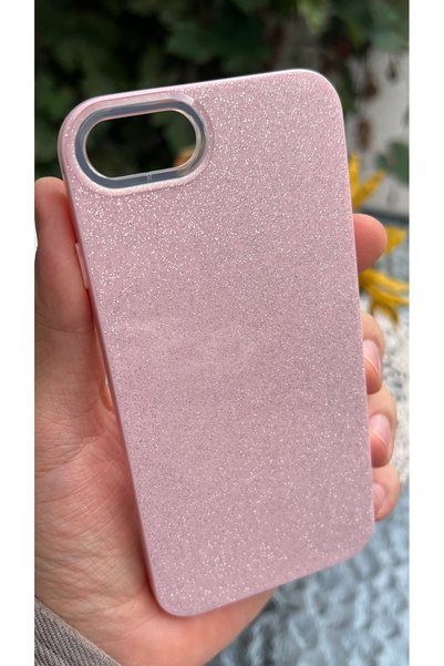 EDELFU Compatible with iPhone 7, 8, and SE - Glittery Silicone Protective Cas...