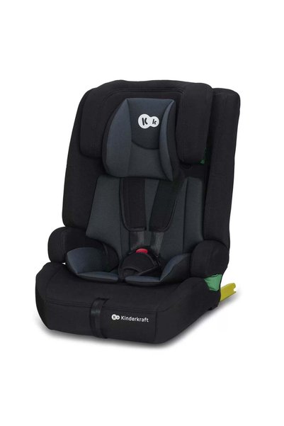 Kinderkraft Scaun auto i-size, 76-150 cm, fixare de siguranță 2, negru
