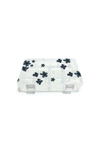 Melii Cutie snack 8 compartimente, melii, print flori