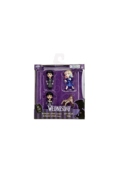 Simba Jada Wednesday set 4 figurine metalice 6.5cm