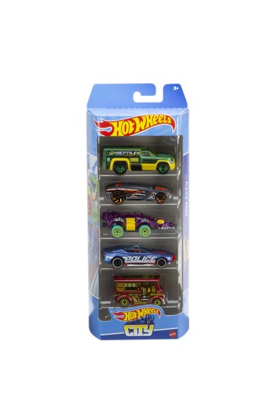 mattel Set 5 masini hot wheels city