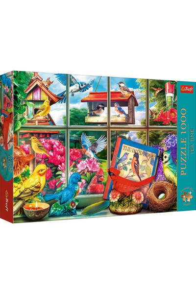 Trefl Puzzle 1000 premium plus tea time lumea pasarilor