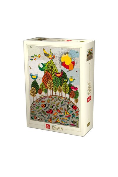 D-Toys Puzzle Nature - Birds and Insects/Păsări și insecte - Puzzle adulți 10...