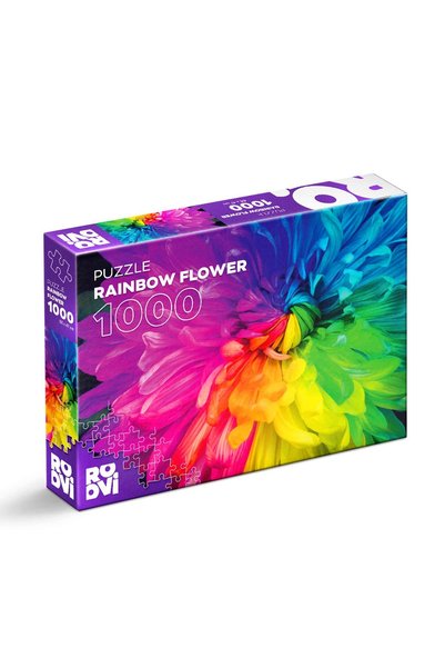 D-Toys Puzzle Rainbow Flower - Puzzle adulți 1000 piese - High Difficulty