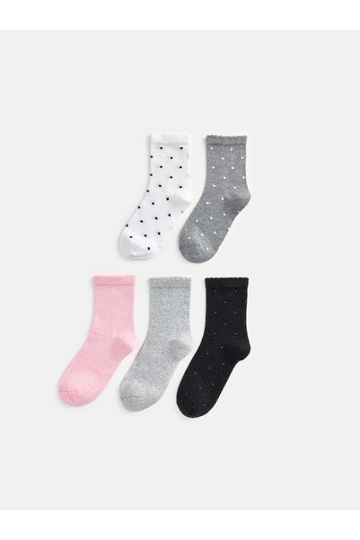 LC Waikiki Ecru Polka Dot Girls' Ankle Socks—The ALITA CITY Way