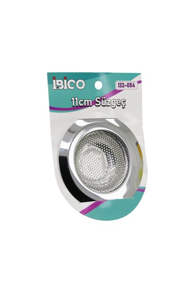 ibico مصفاة تصريف معدنية للحوض والمغسلة، مقاس 11 سم، عبوة تحتوي على 12 قطعة.