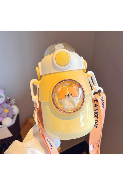 Generic كوب حراري لطيف للطلاب، مصنوع من الفولاذ المقاوم للصدأ 316، محمول مع ق...