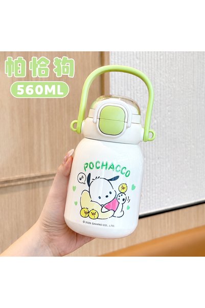 Generic Children's high-appearance stainless steel thermos cup, cute cartoon ...