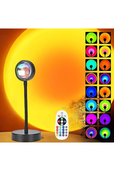 GoodTool جهاز عرض ضوئي ذكي للغروب بدوران 360 درجة، مع تحكم عبر التطبيق وجهاز ...