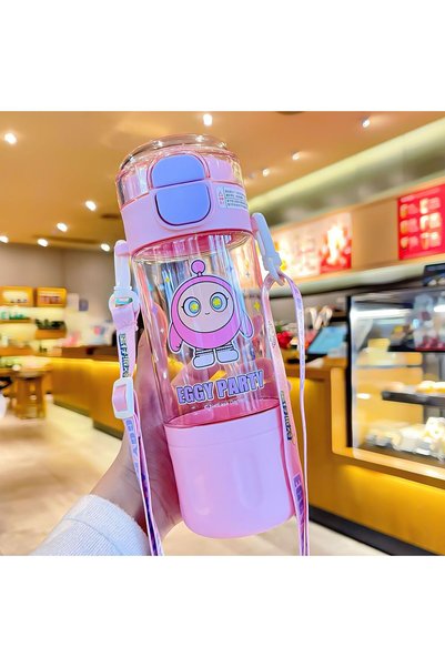 Generic new high-value straw cup girls large capacity double drinking cup con...