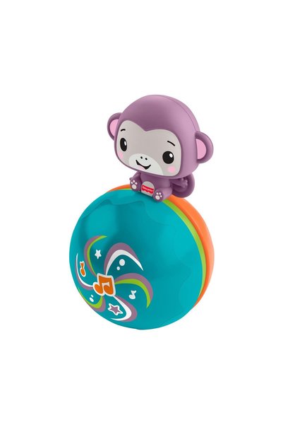 FISHER PRICE Maimuță muzicală mov care se târăște (JLB95)