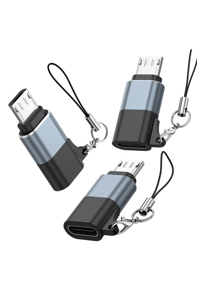 Choice 3 Pieces 1-3 Pieces Female Type-C to Micro USB Male Connector Adapter ...