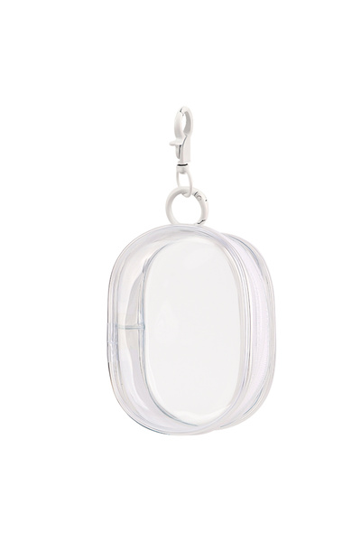 Choice White Clear PVC Mini Cosmetic Bag Transparent Zipper Keychain Pouch Fo...