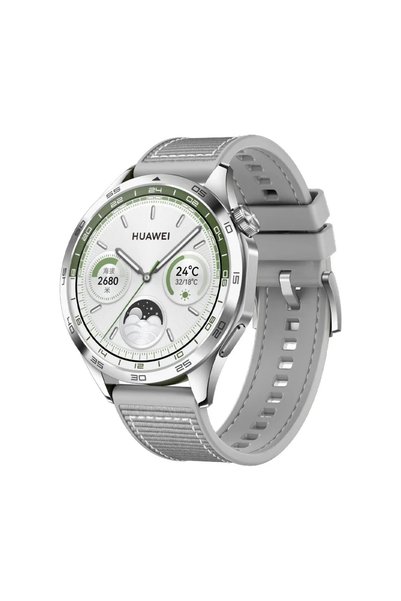 Choice Gray 22mm Woven Braid Belt Official Strap For Huawei Watch GT4 band Wr...