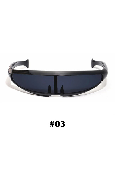 Choice A2 New Novelty Futuristic Mirrored Sunglasses Alien Glasses Fancy Dres...