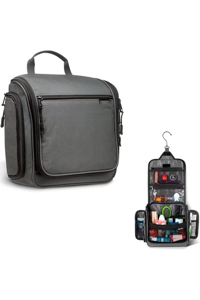 KASTWAVE Travel Toiletry Bag for Men and Women - Large Hanging Toiletry Organ...