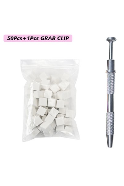 Choice plum 100/50Pcs Square Nail Art Sponge Set Gradient Nail Brushes Gel Po...