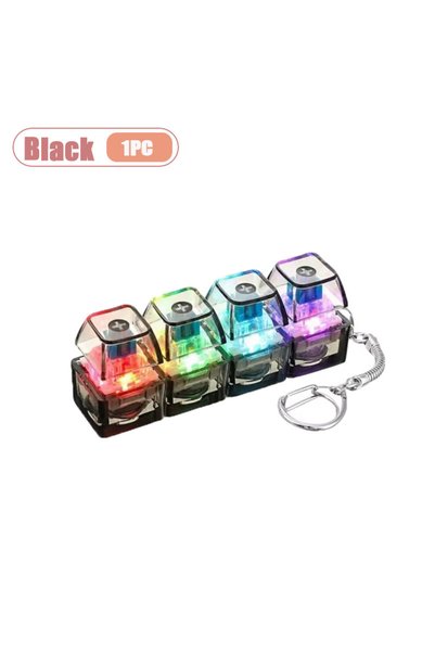 Choice Black-1PC Mechanical Keyboard Switch Tester Keychain Fidget with LED L...