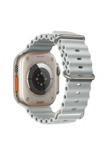 Choice S10-46 42 44 45 49mm 13 cloud gray Ocean strap For Apple Watch Ultra 2...