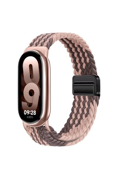 Choice For Mi Band 11 Pink smoke purple Nylon Braided Loop Strap for Xiaomi B...