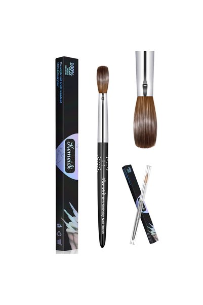 Choice S022-16 Kolinsky Acrylic Nail Brush Kolinsky Hair Bristles Round Shape...