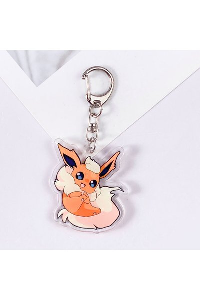 Choice 5 cm 9 1/9Pcs Pokémon Pikachu Bulbasaur Eevee Acrylic Keychain Accesso...