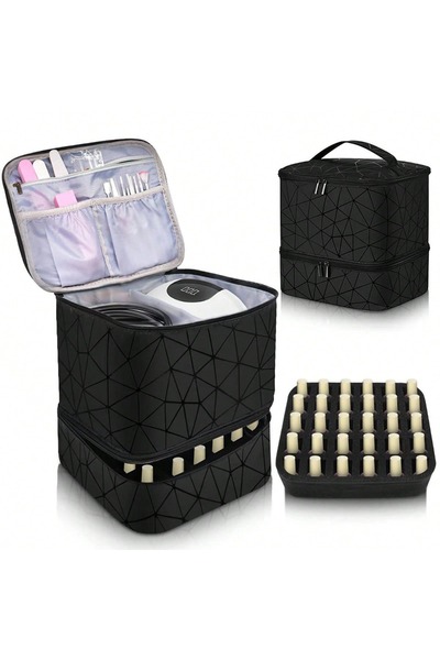 Choice black Cross-Border Large-Capacity Cosmetic Bag, High-End PVC Portable ...