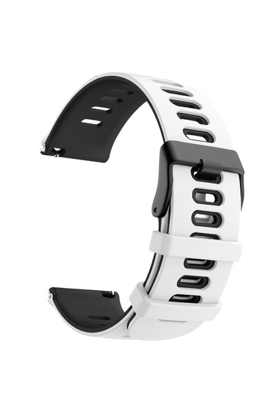 Choice 20mm Universal White Black 20/22mm Official Strap For Garmin Forerunne...